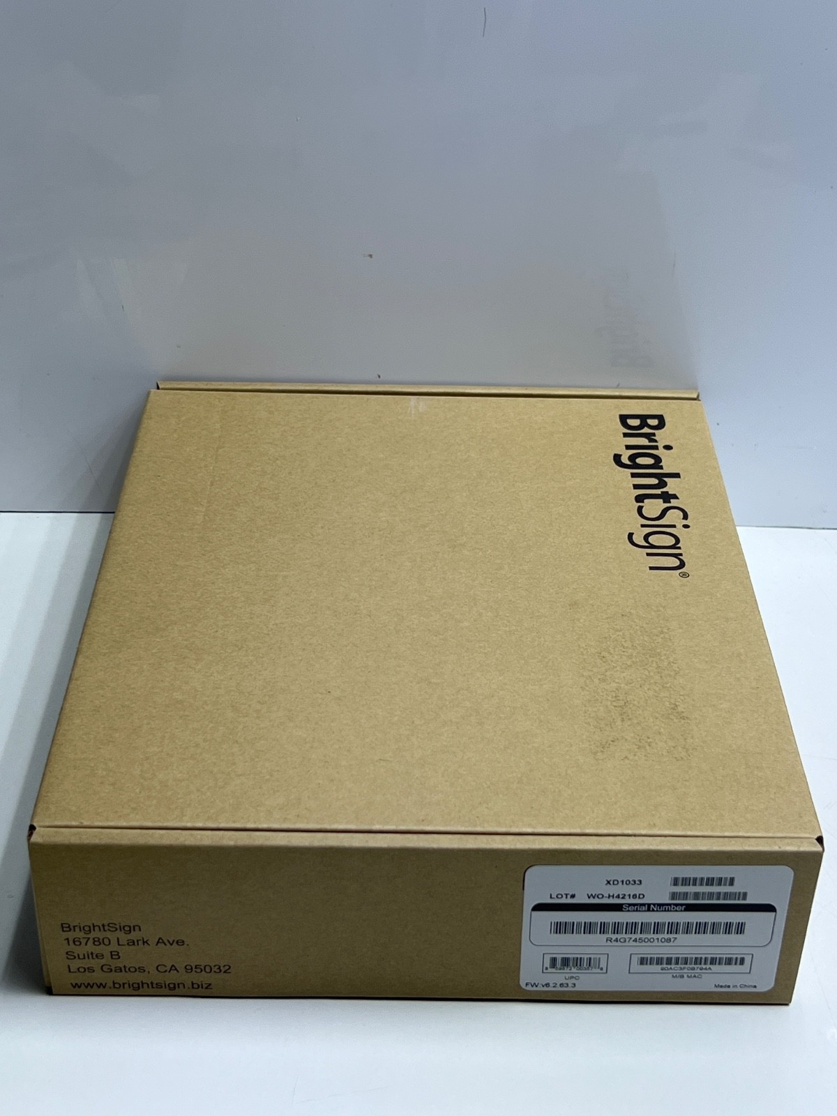 BrightSign XD3 XD1033 Digital Signage Media Player (Factory Sealed)