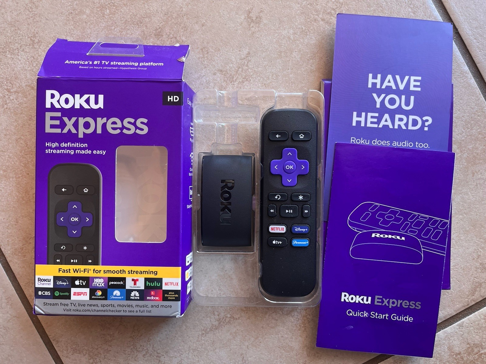 Roku Express Cable Remote – Black (3960R)