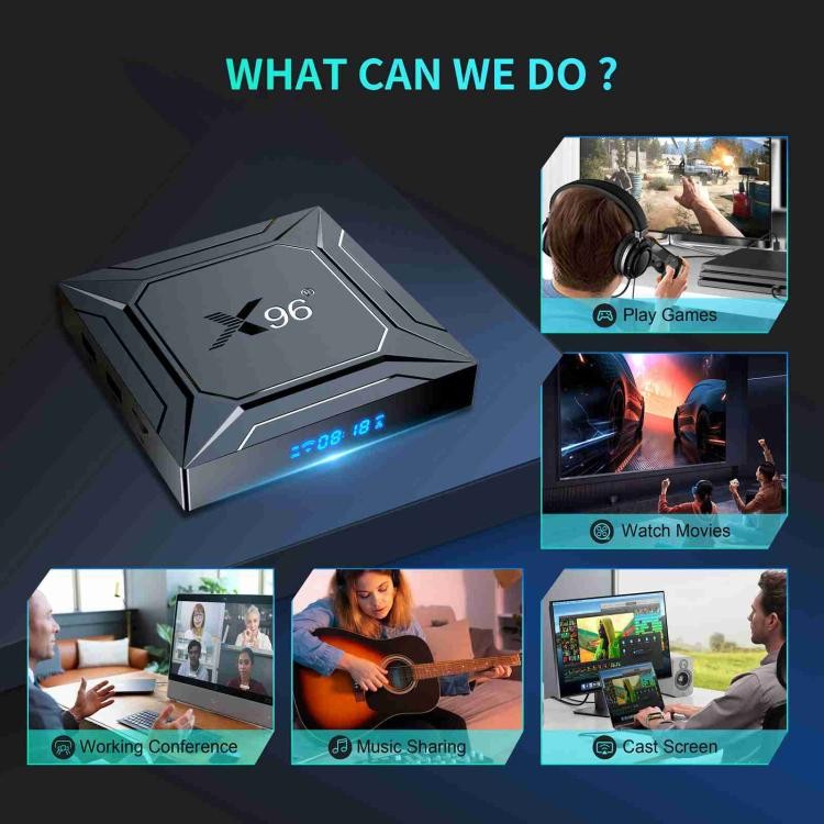 X96 M200 YB951 Android 14.0 Smart TV Box, Amlogic S905X5M Quad-core ARM Cortex