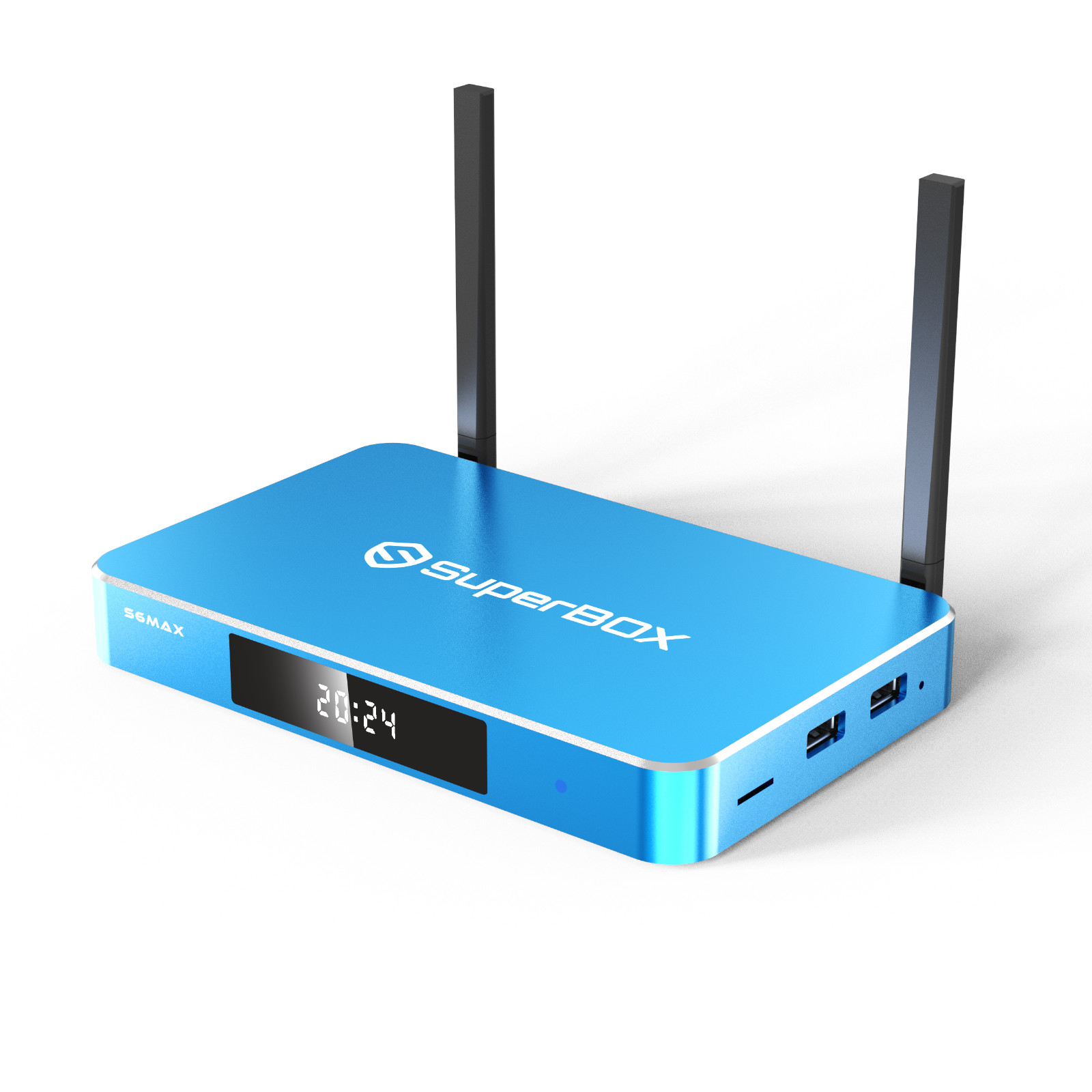 SuperBox Blue S6 MAX TV BOX Smooth Sports and Entertainment Viewing Negotiable