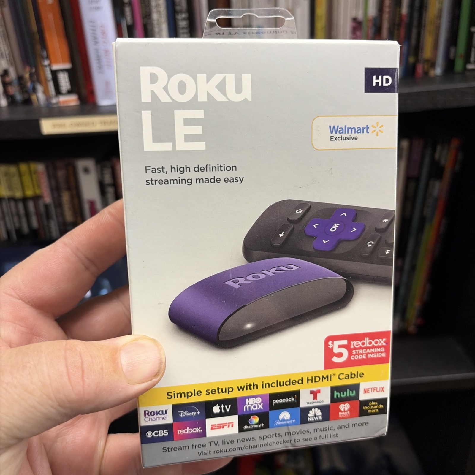 Roku LE Media Player – Black/Purple