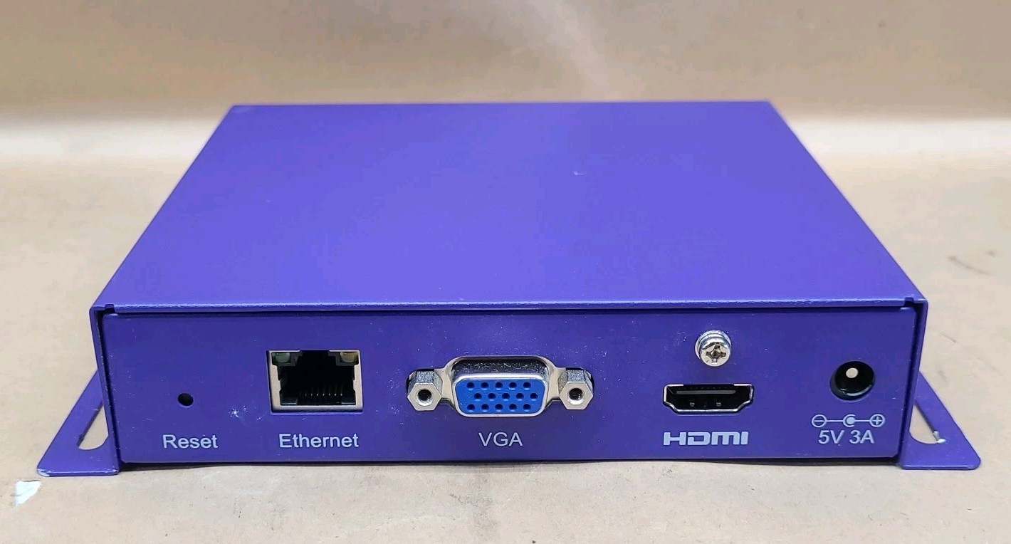 BrightSign HD222 Digital Signage Player 1080p HDMI VGA Ethernet Black – TESTED