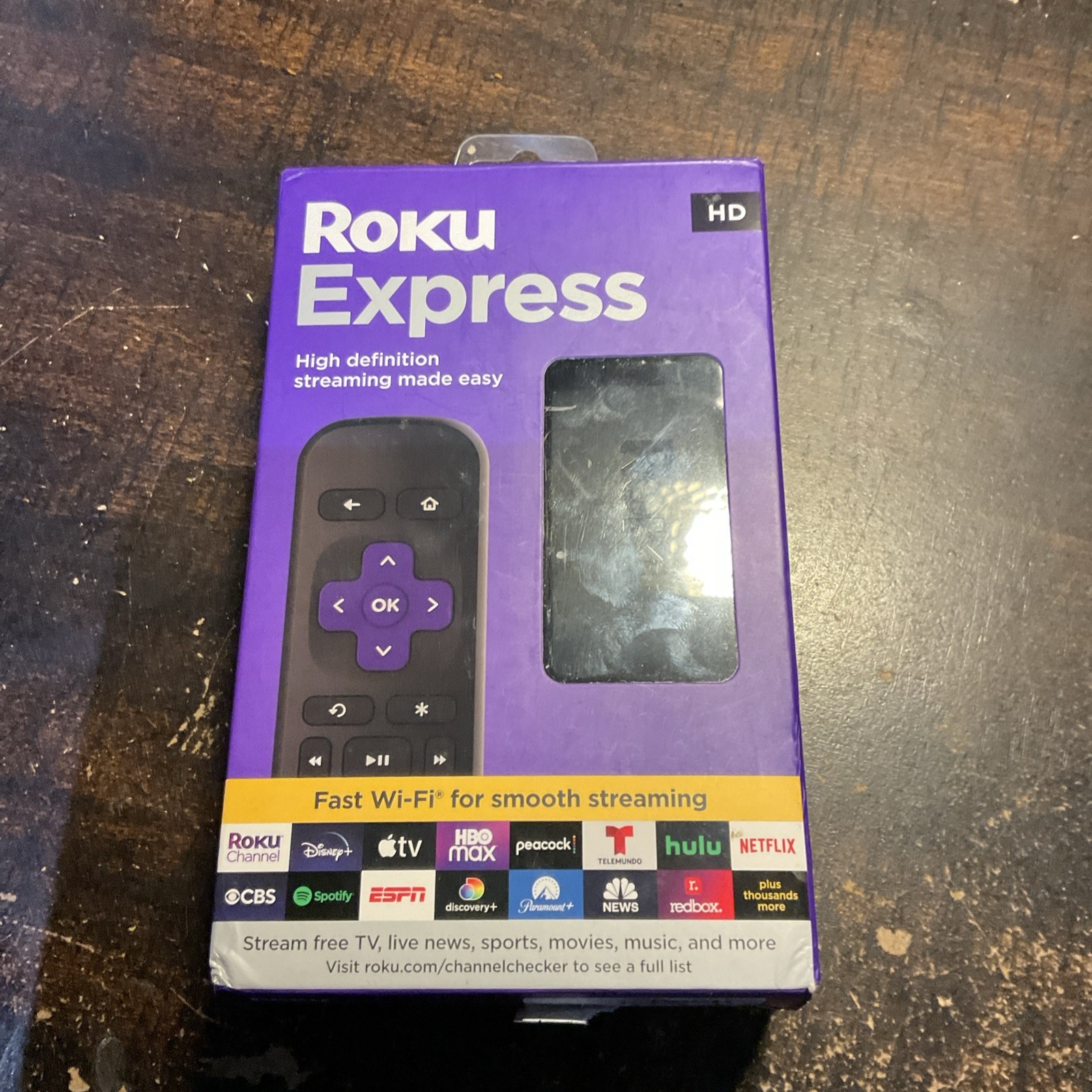 Roku Express Cable Remote – Black (3960R)