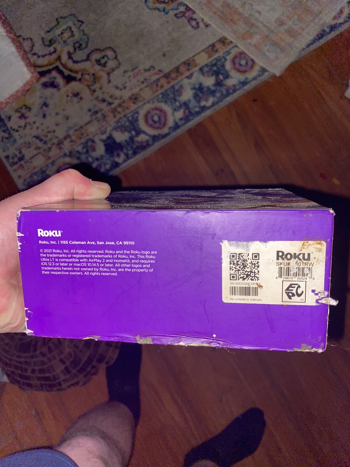 Roku Ultra LT (4801RW) VOICE REMOTE, HD 4K HDR BEST WI-FI & WIRED STREAMING-NEW!