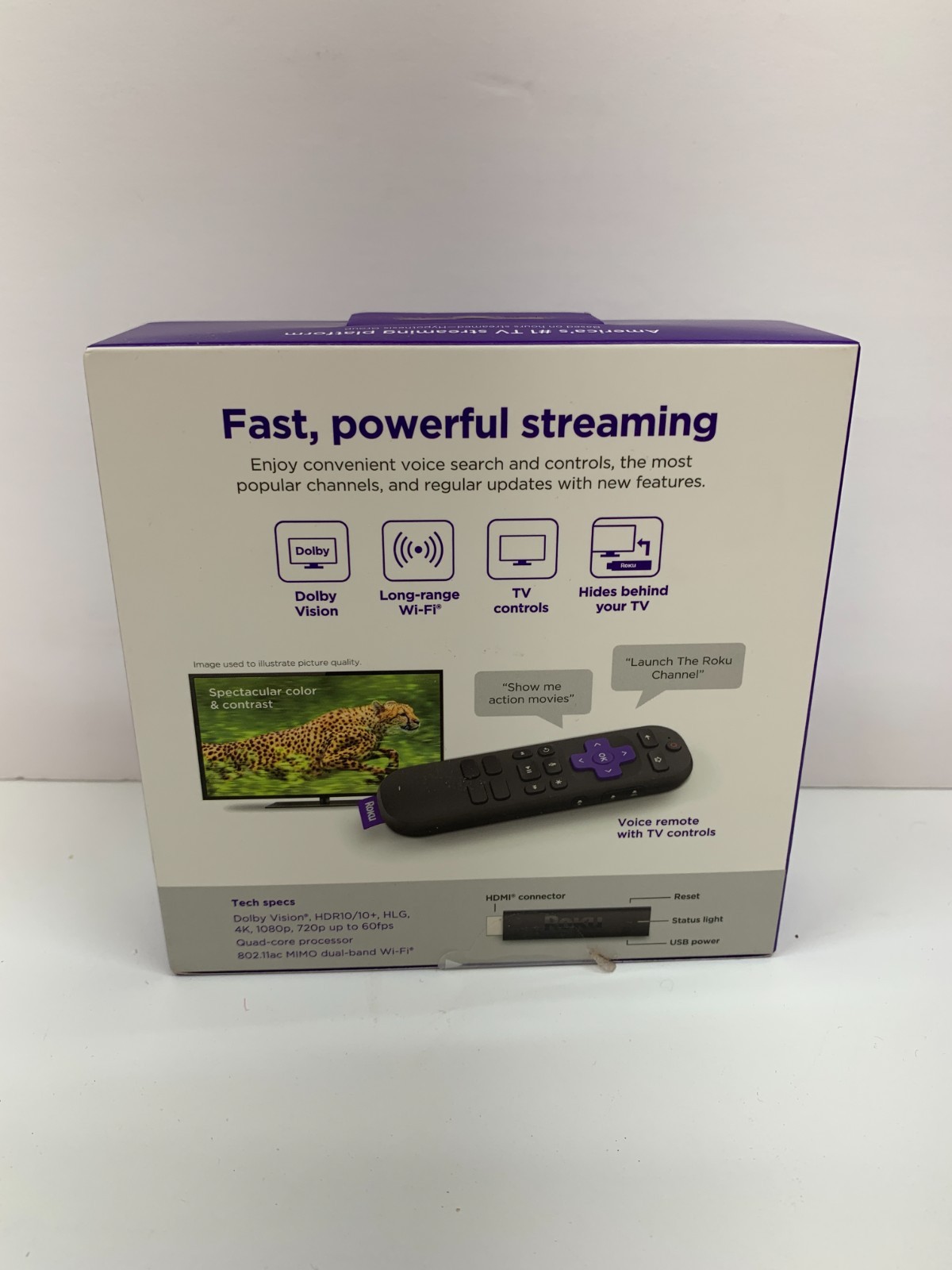 ROKU Streaming Stick 4K/HD/HDR/Dolby Vision/Long Range Wi-Fi~~ NEW IN SEALED BOX