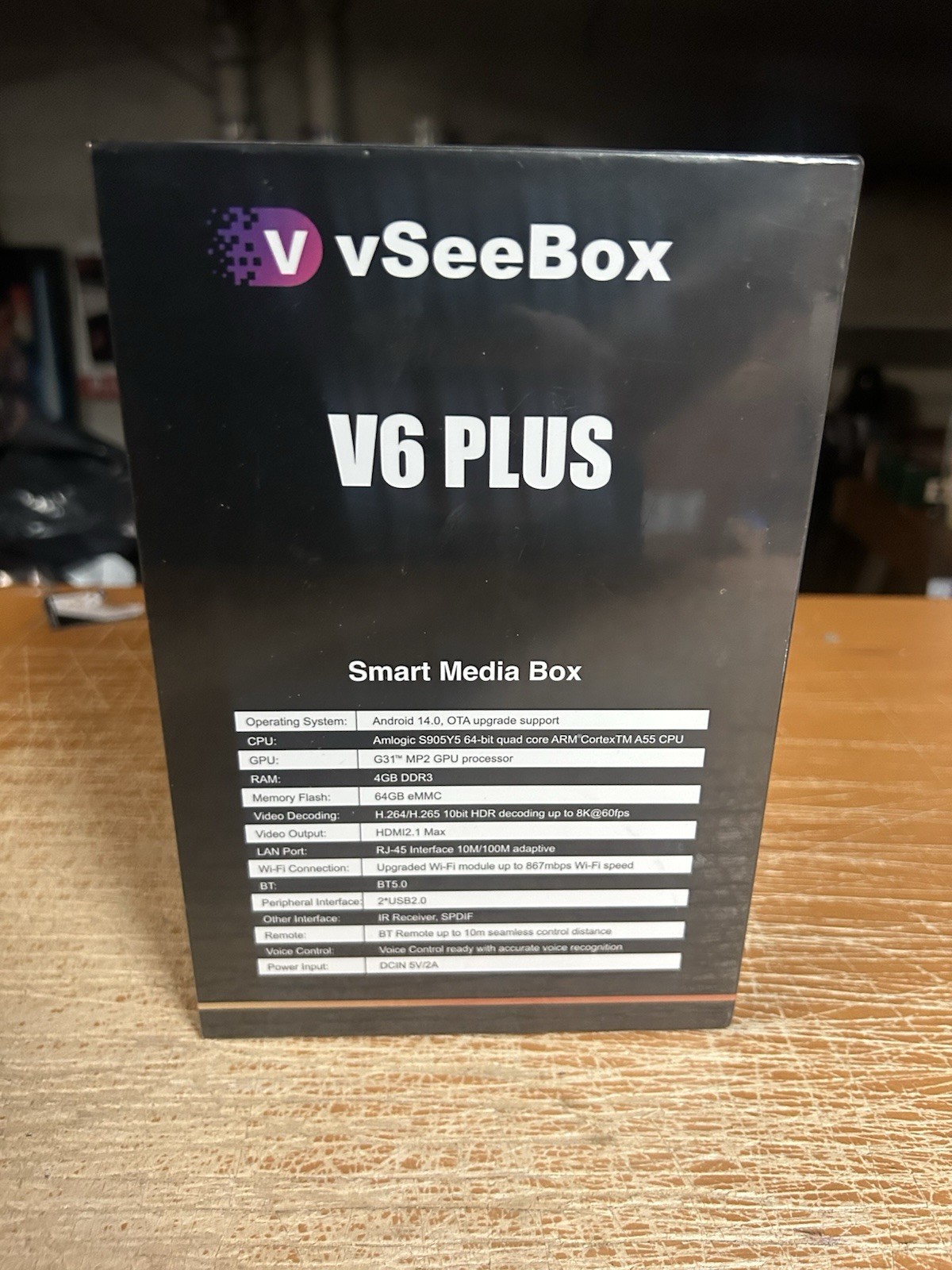 vSeeBox V6 Plus – Brand New – Sealed – Newest Model Vsee Streaming Box