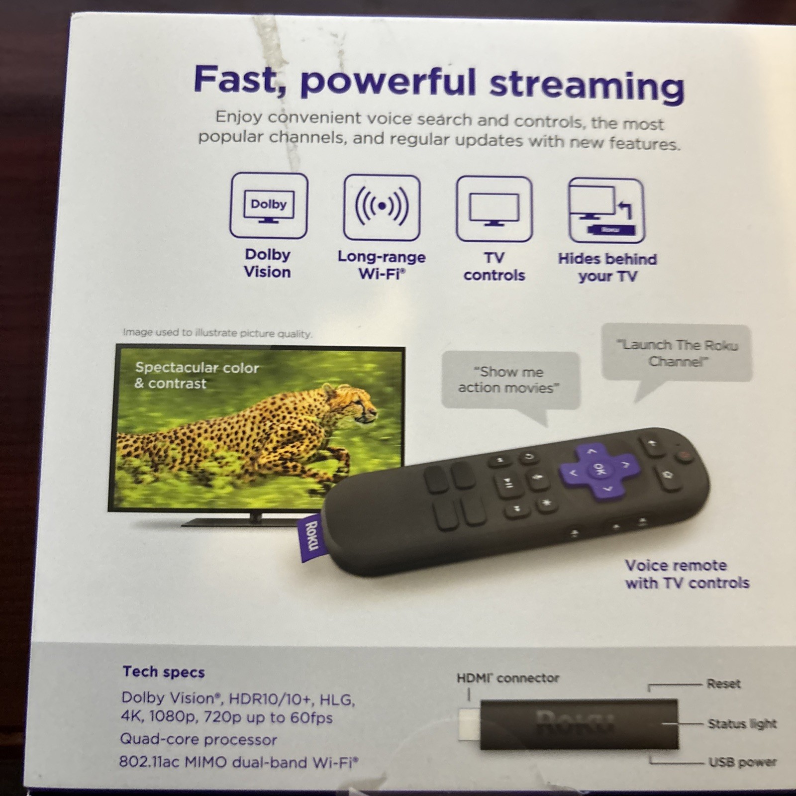 roku streaming stick 4k 3820