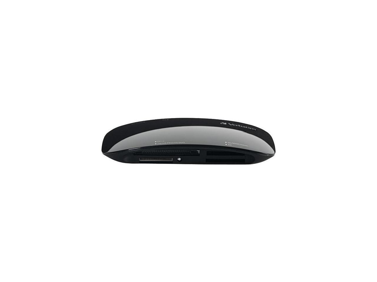 Verbatim Universal Card Reader, USB 2.0 – Black – USB 2.0 – Black