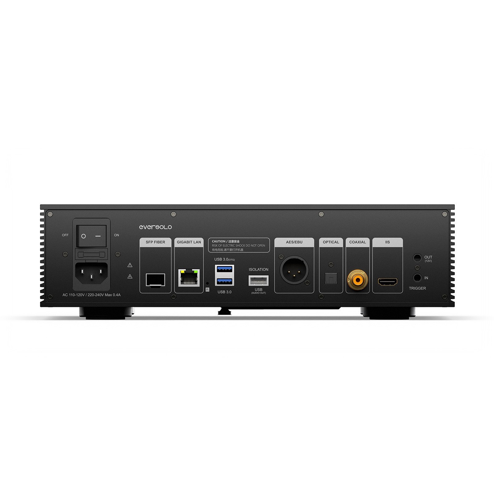 EverSolo T8 Music Streaming Transport – Black (OPEN BOX)