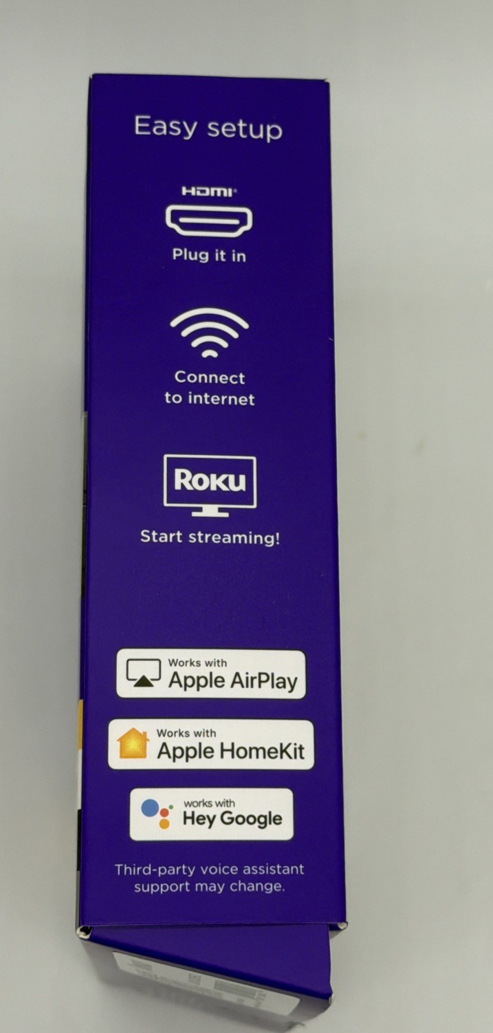 Roku Streaming Stick 4K 3820R2/3820X2 4K Streaming Device with Voice Remote