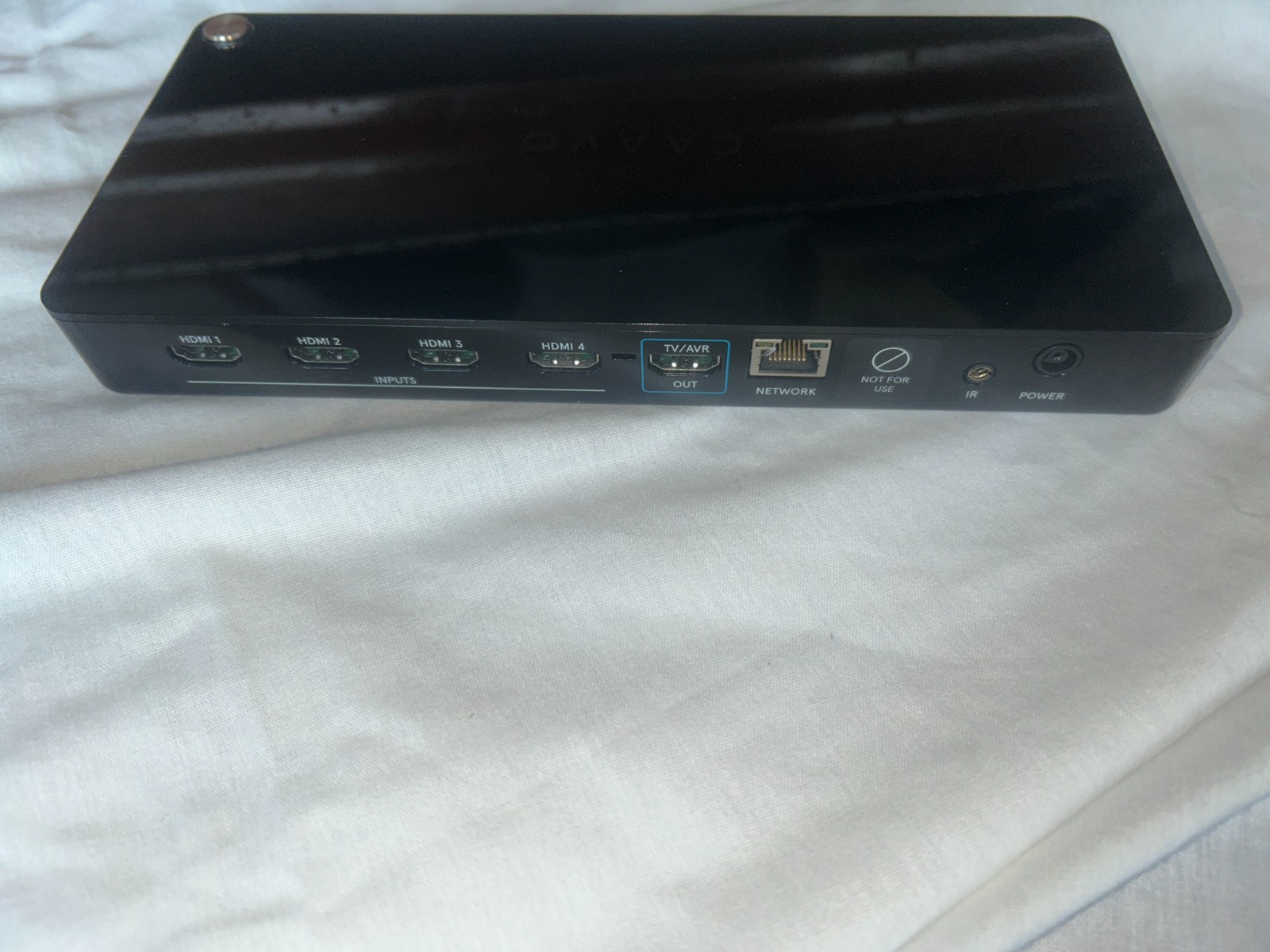 Caavo HDRX4 Control Center Home Theater Entertainment Hub Main unit only – Works