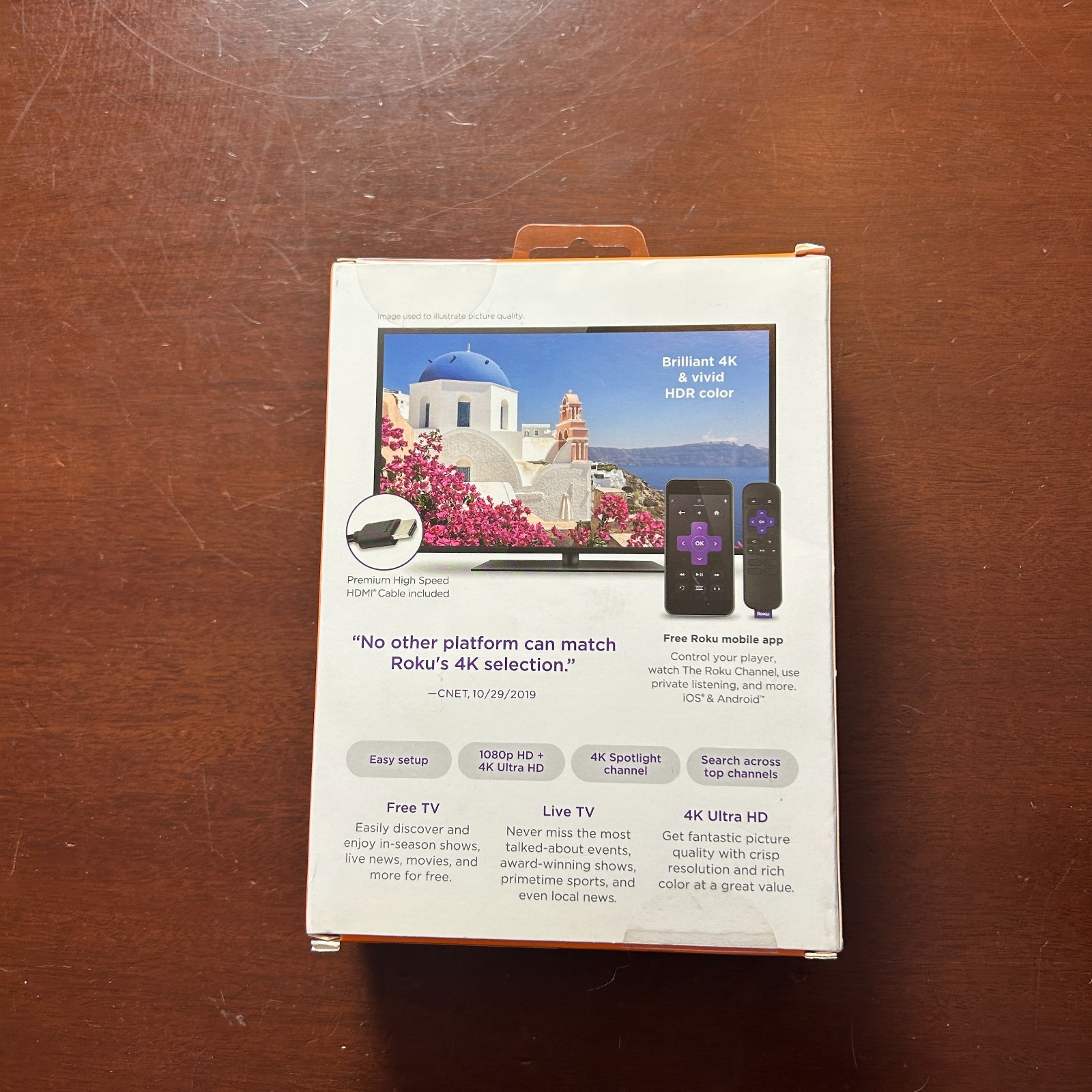 Roku Premiere HD/4K/HDR Streaming Media Player 3920R New Factory Sealed