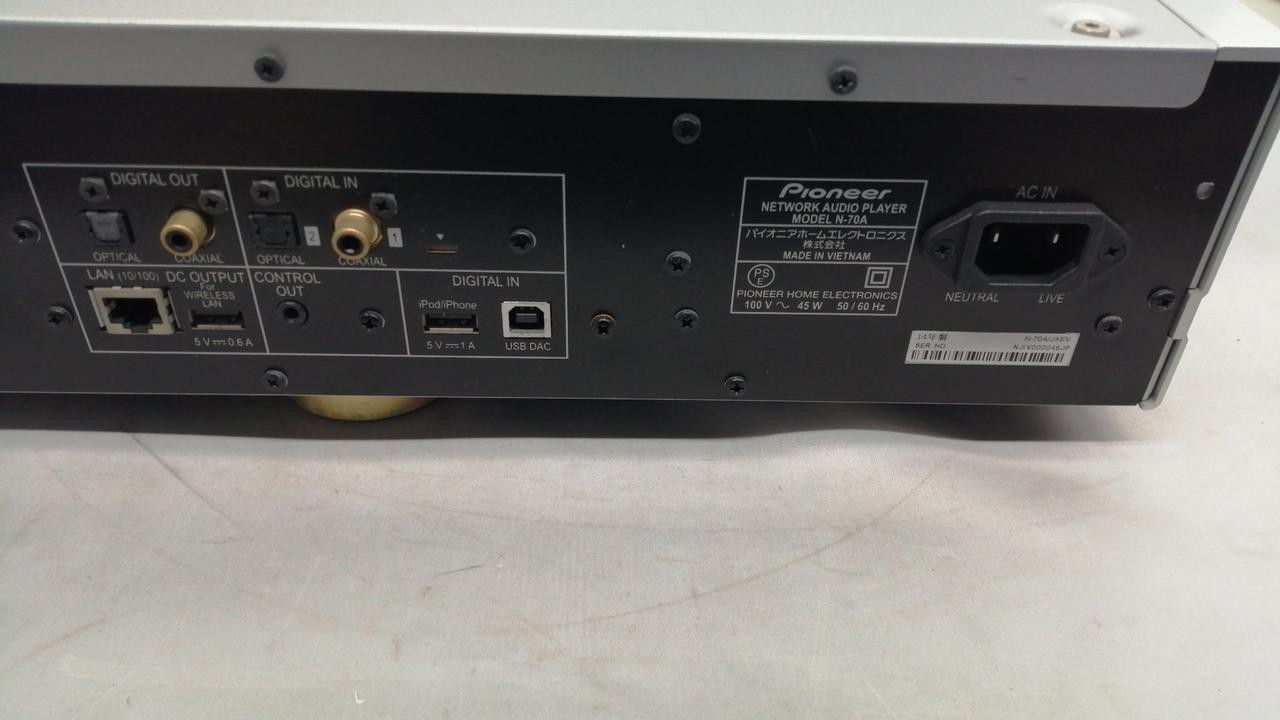 PIONEER N-70A Network Audio Player High Res Streamer Tested From Japan OM04 12.0