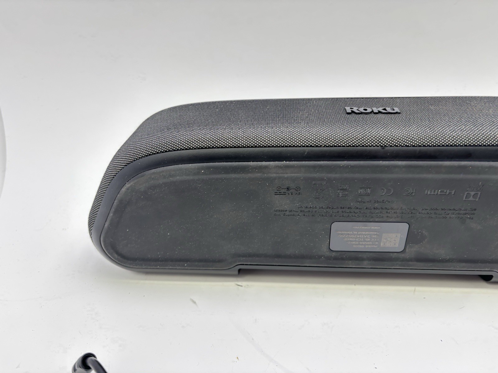 Roku Streambar 9102x Media Streamer with Power HDMI & OPTICAL Cords—NO Remote