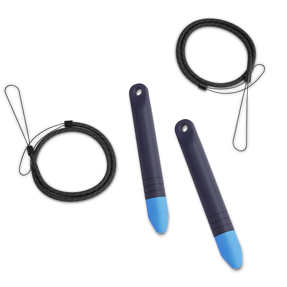 Amazon Kid-Friendly Tablet Stylus with Tether, 2-pack Blue