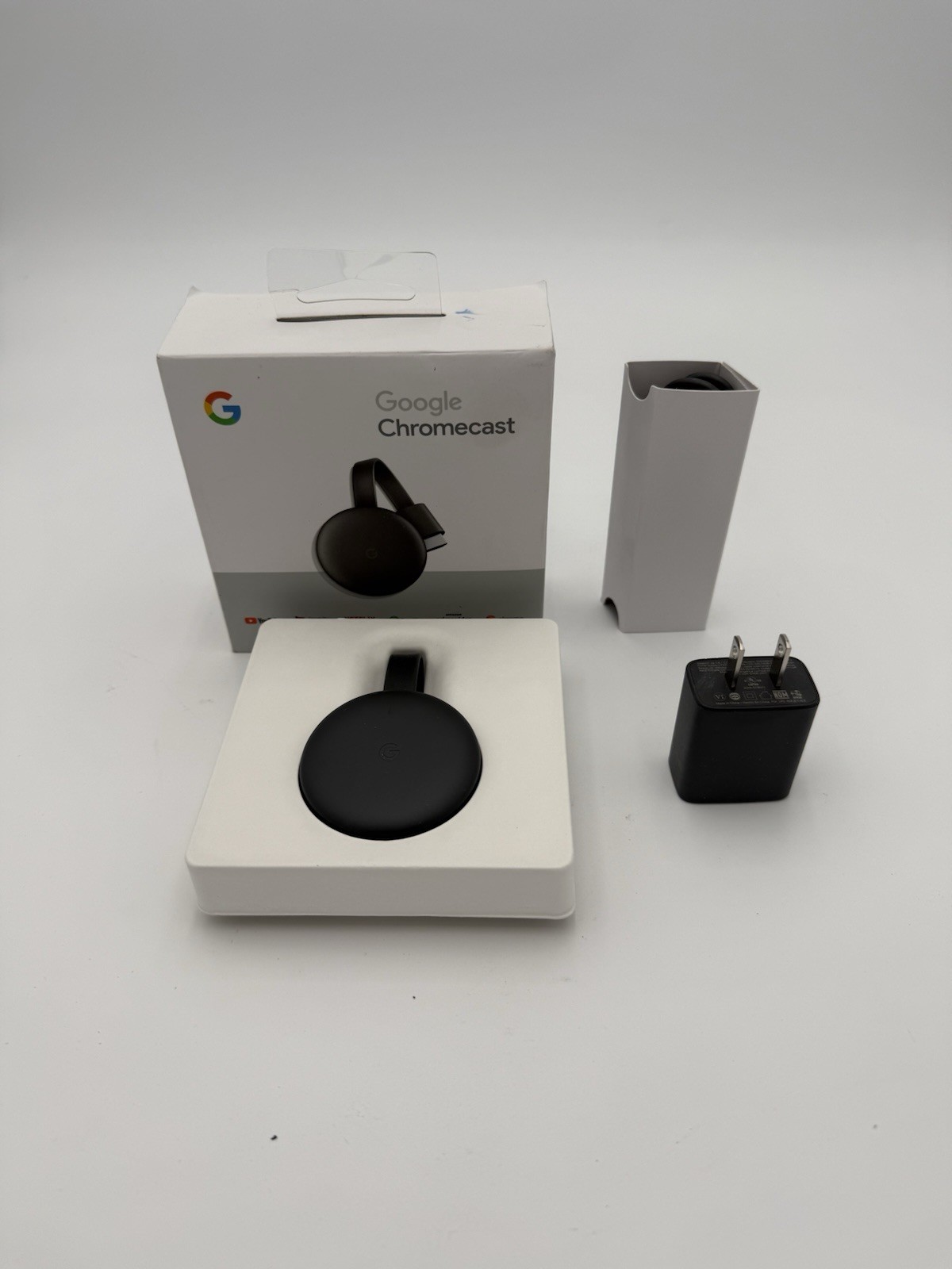 Google Chromecast 3rd Generation Media Streamer – Black (GA00439) (R77)