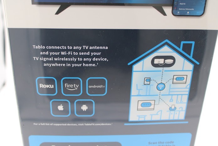 NEW TABLO TV 4th Gen 2 Tuner 128GB 50 Hour OTA Live TV DVR + Indoor Antenna