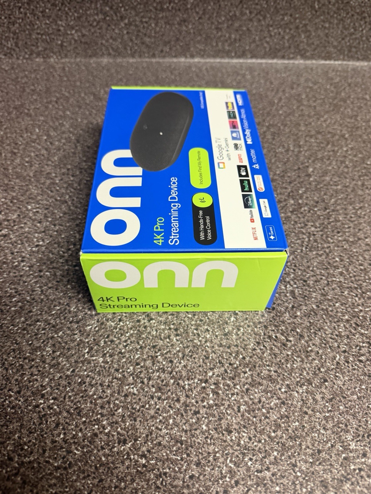 ONN 4K Pro Streaming Device, Google TV with Gemini (NEW 2026 Model) – Ultra-fast