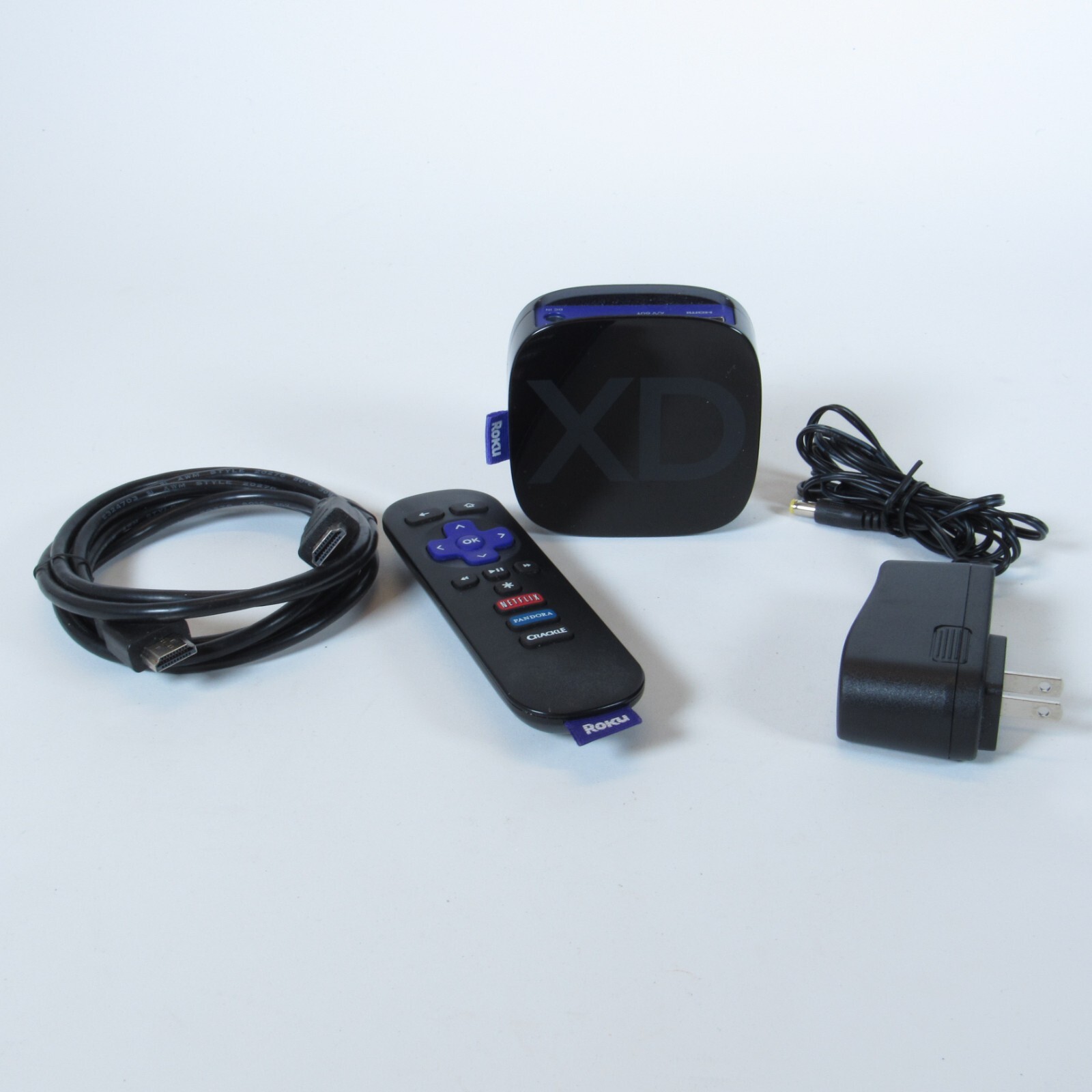 Roku 2 XD Media Streamer 3050X – Black – W/ Power Cord, HDMI, Remote TESTED