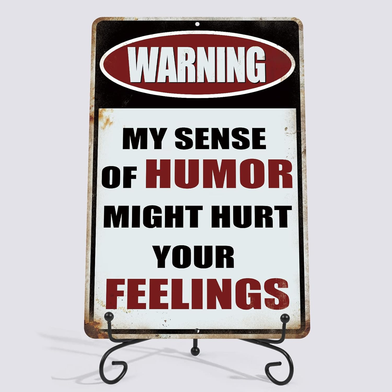 Vintage Office Decor Funny Warning Metal Tin Signs Garage Man Cave Wall Decor…