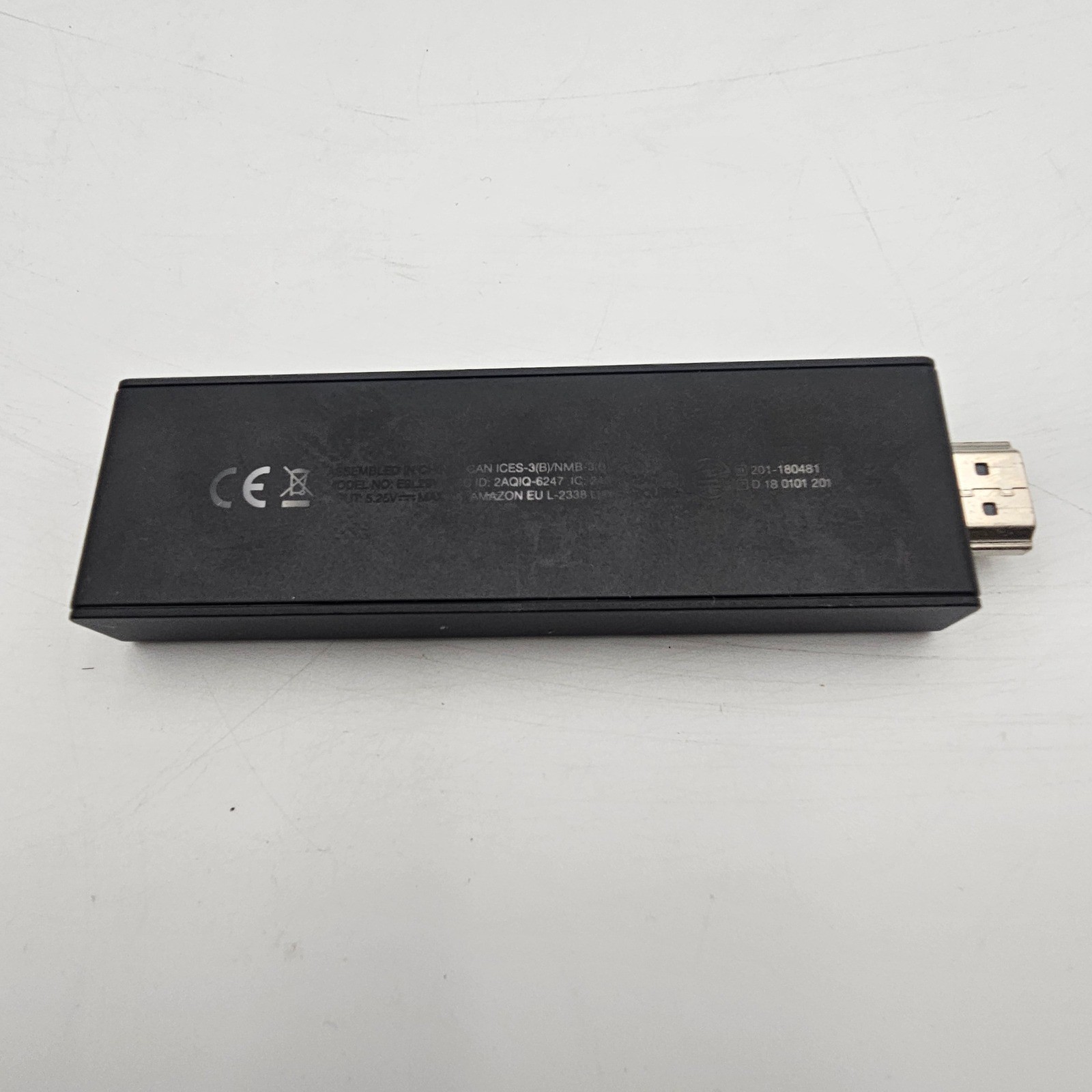 Amazon Fire TV Stick 4K Streaming Media Player E9L29Y Black with Power Adapter