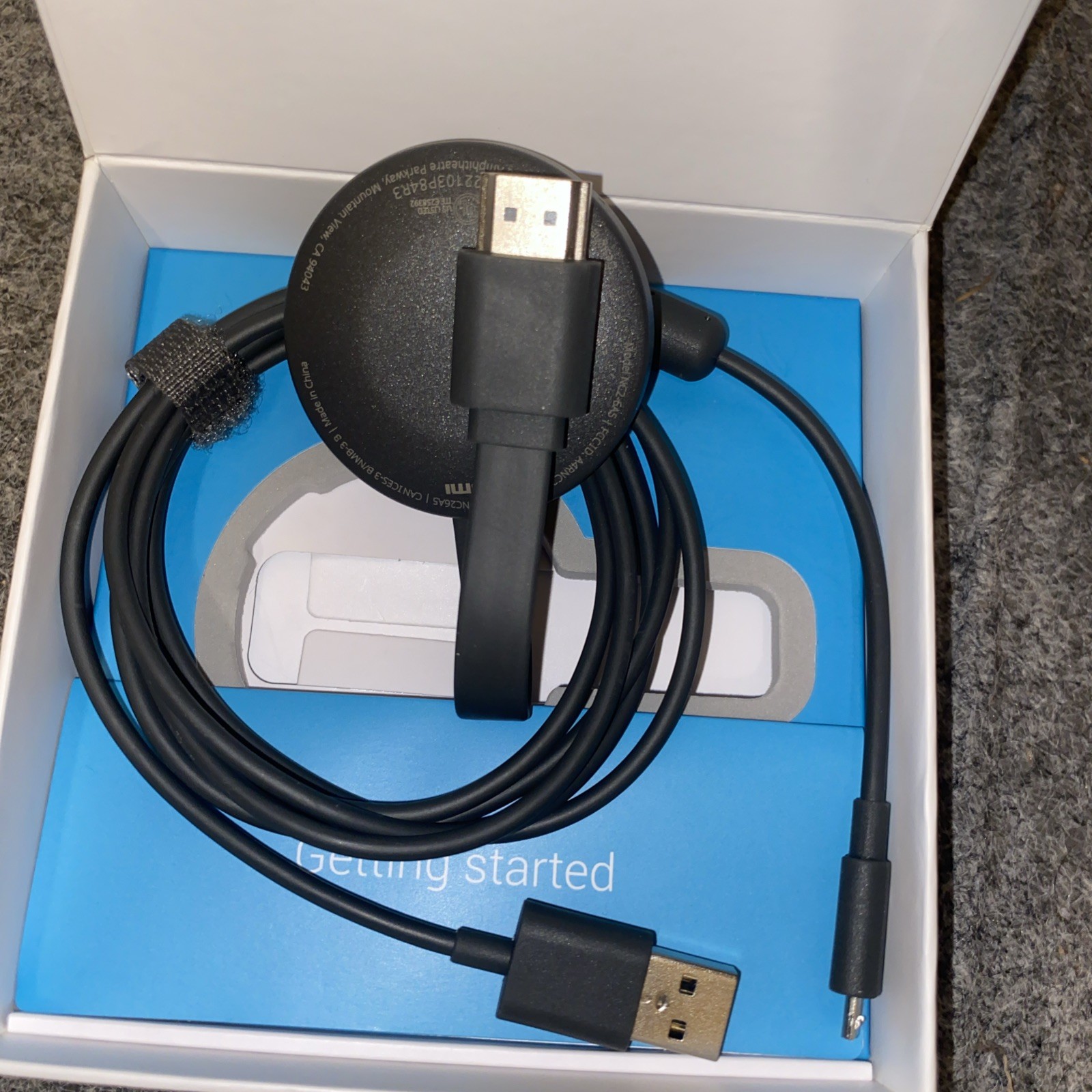 Google Chromecast 2nd Generation TV Digital Media Streaming Device & Box NC2-6A5