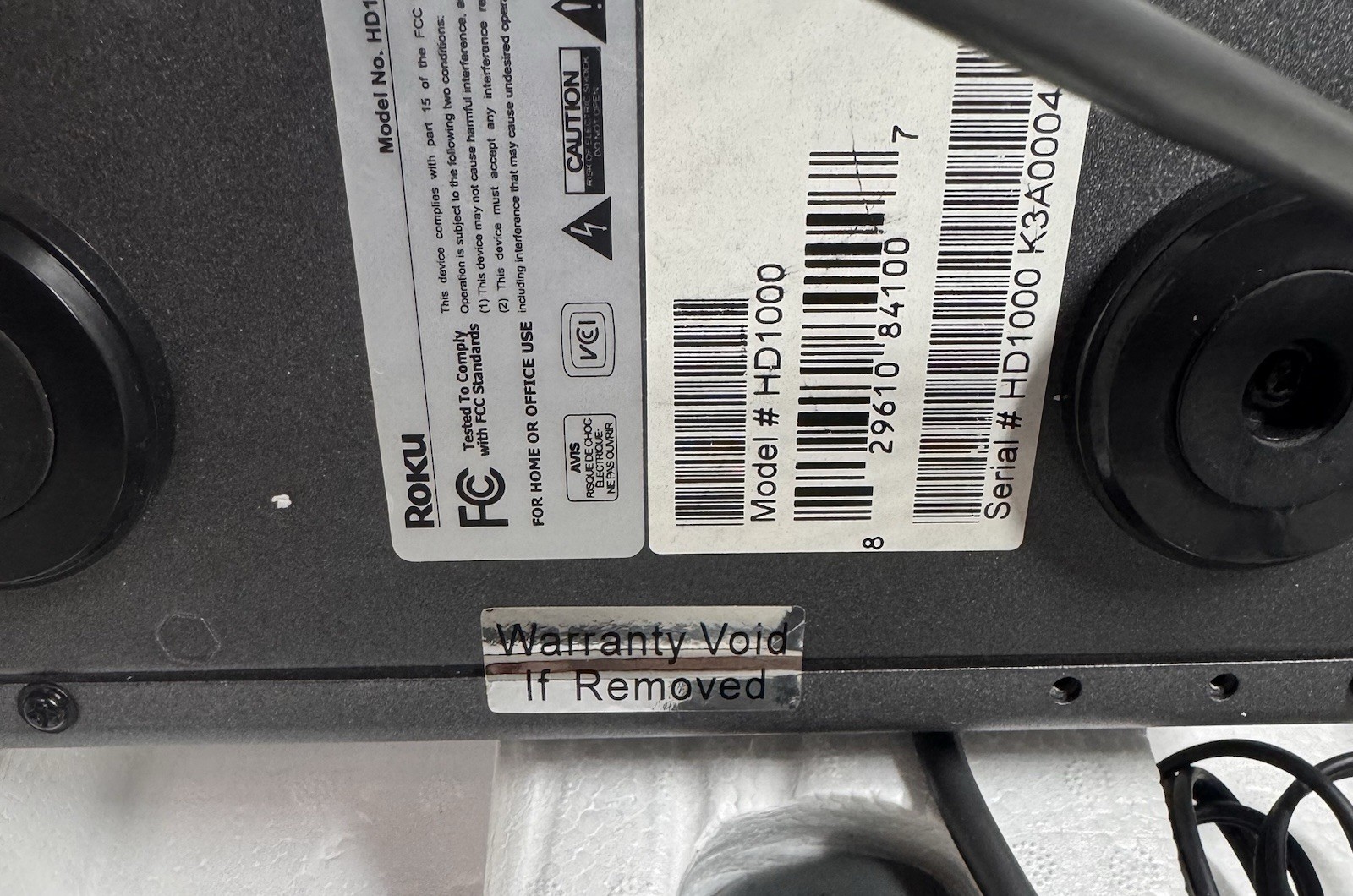 Vintage Roku HD1000 High Definition Media Player – Original Box & Manual