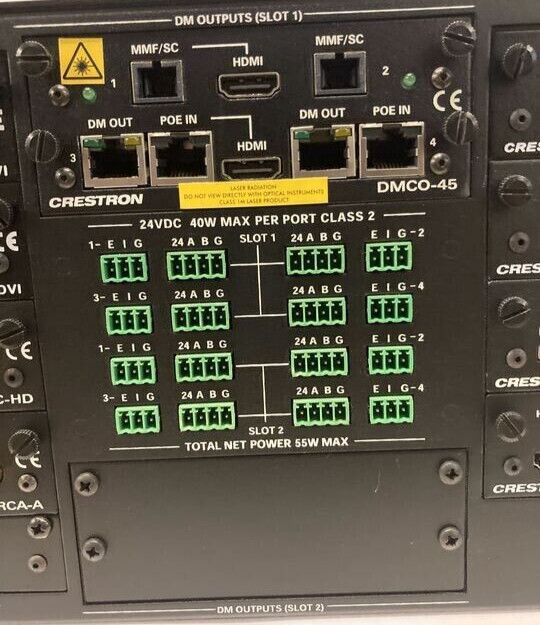 CRESTRON DM-MD8X8 DigitalMedia 8×8 HDMI Matrix Switcher – Factory Reset