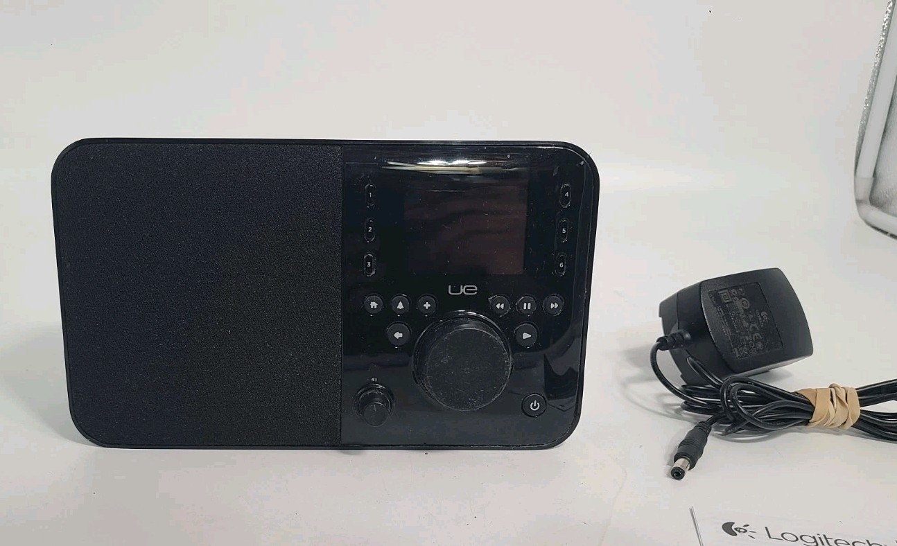 Logitech Squeezebox X-R0001 Blk Smart Wi-Fi Internet Radio Player Tested w/Power