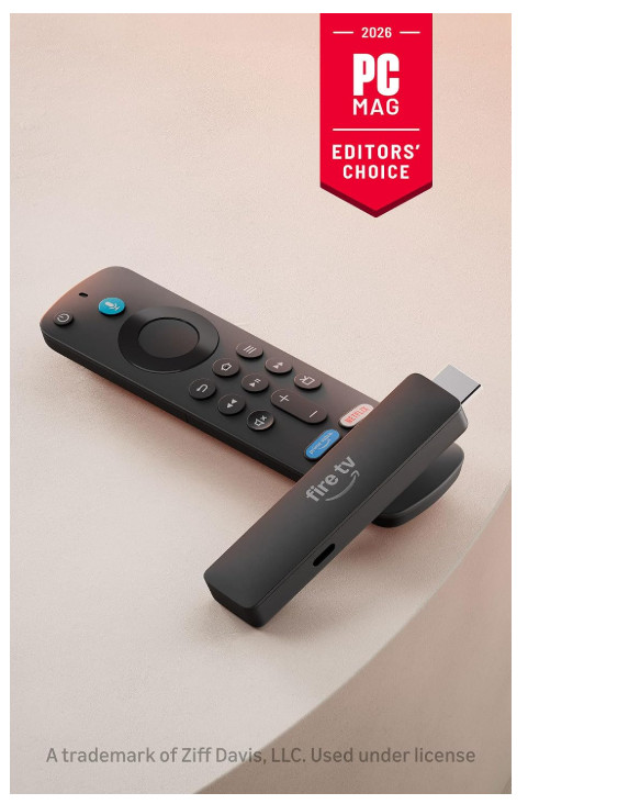 Amazon Fire TV Stick HD (newest model) free & live TV Alexa Voice Remote 2026(V7