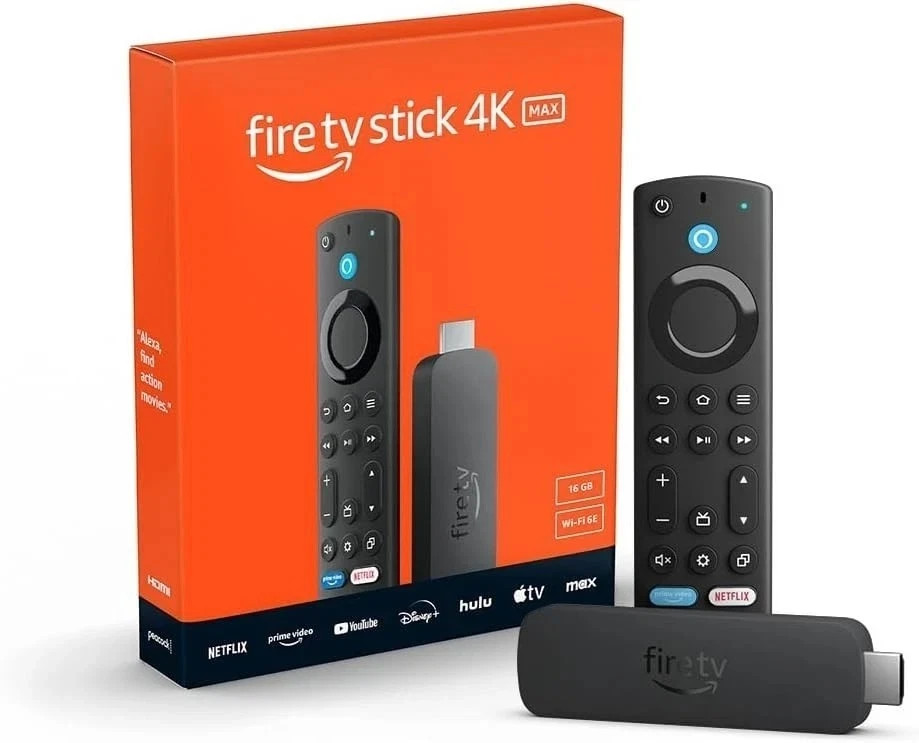 Amazon Fire TV Stick 4K Max (newest model), our most powerful streaming…