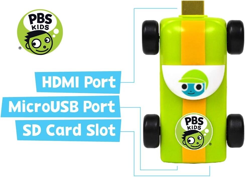 PBS Plug & Play HDMI Streaming Stick: STEM Learning, Show, Music, Games, Learnin
