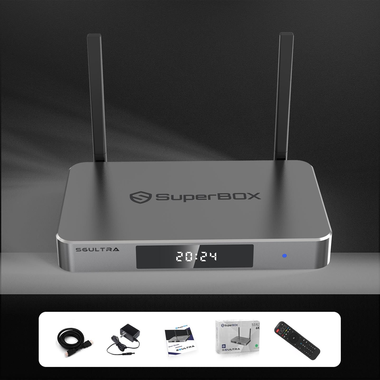 SuperBox S6 Ultra TV BOX New 128G Large Memory Speech Control Free Ship