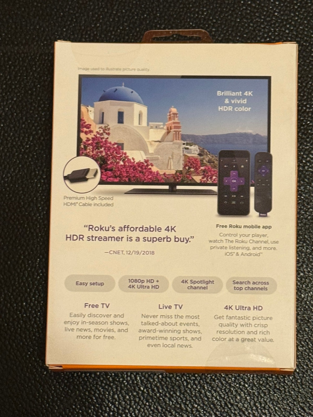 Roku Premiere Media Streamer – 3920R (Black)