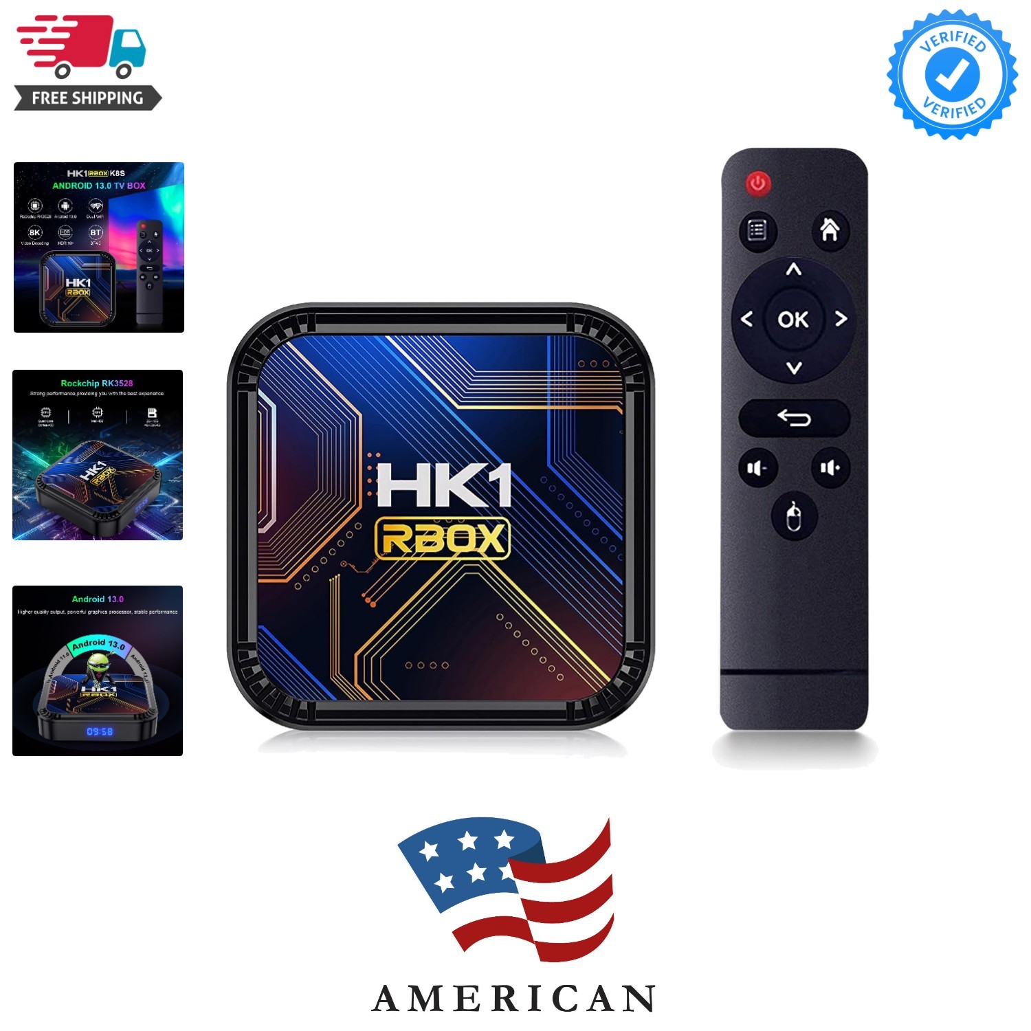Android 13.0 TV Box, Android Box 2026 with 3D 8K 4GB RAM 32GB ROM RK3528 Quad…