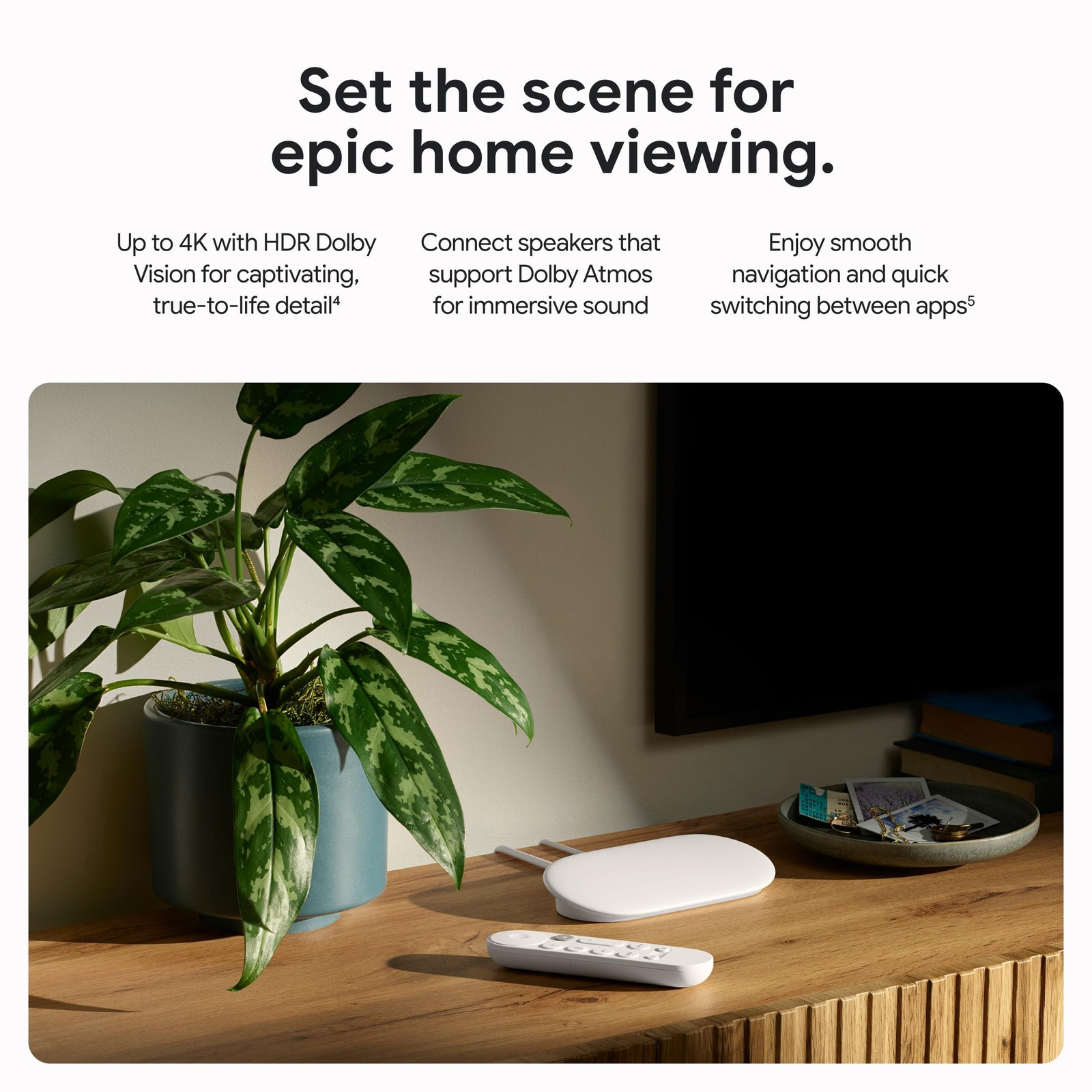 TV Streamer 4K – Fast Streaming Entertainment on Your TV with Voice Search Re…
