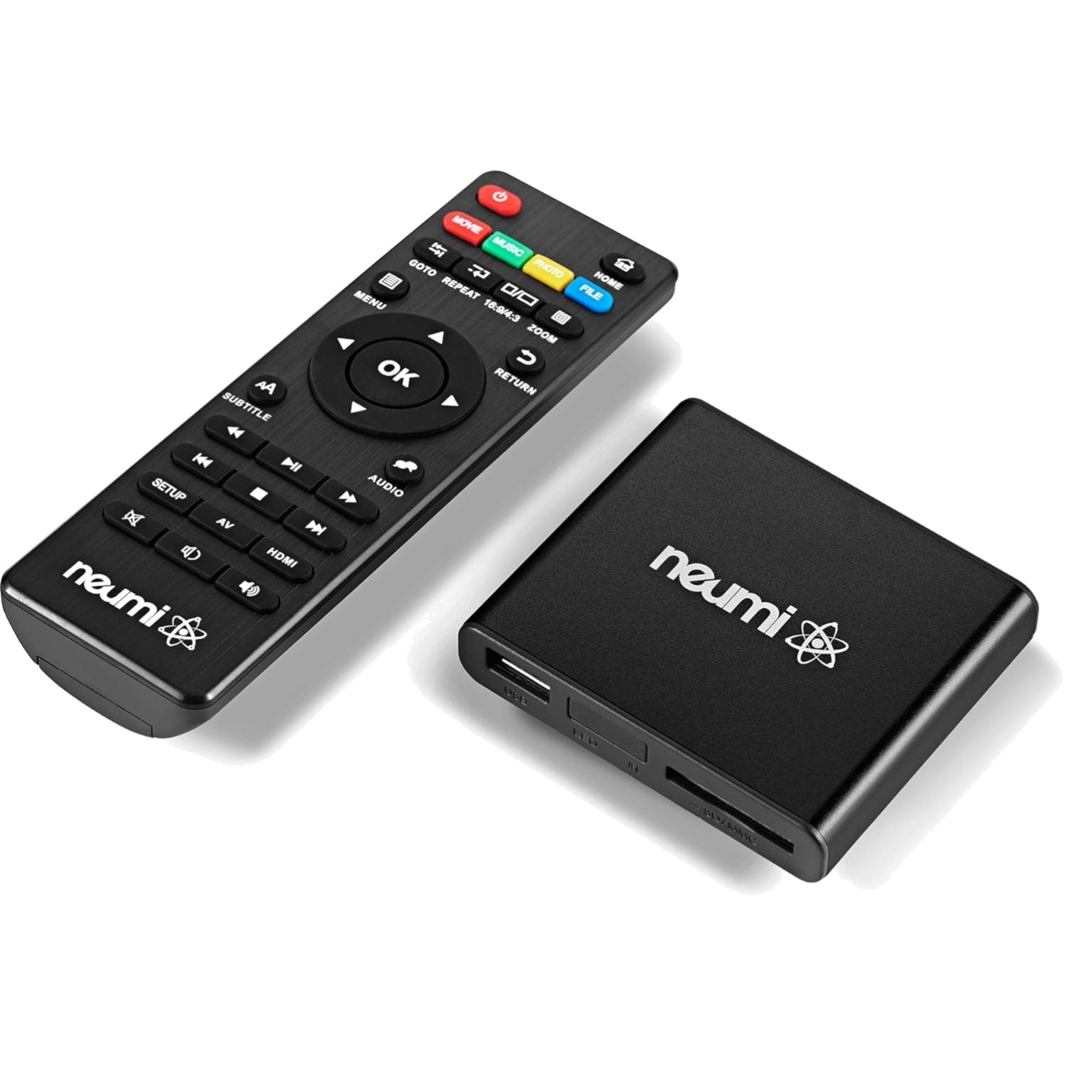 NEUMI Atom 1080P Media Player for USB/SD – Automatic Playback & Looping Fun!