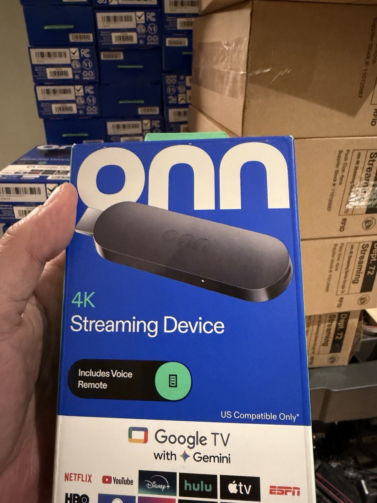 2026 NEW MODEL Onn 4K Stick Streaming Device Google TV UHD 8GB 2GB RAM ANDROID