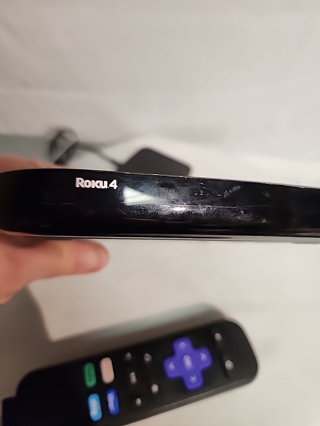 Roku 4 (4th Generation) Media Streamer 4400X W/power Adapter And Remote- Black