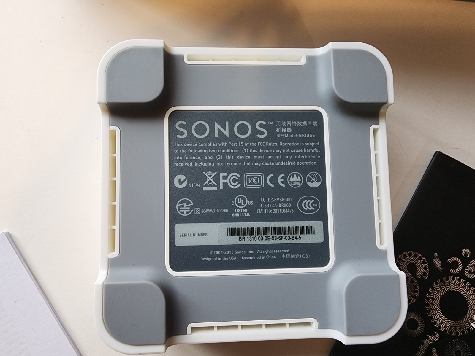 MINT Sonos Bridge Wireless HiFi System (sw V4.0) – White BRIDGUS1