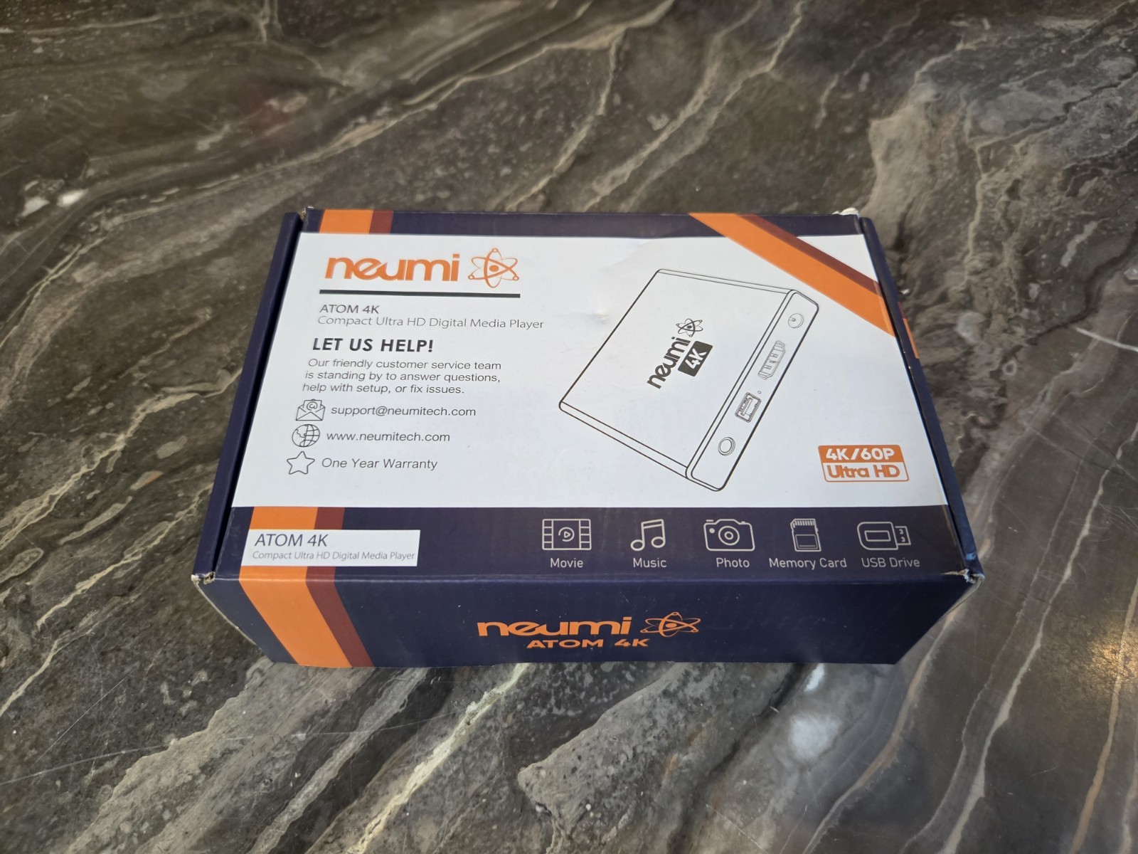 Neumi Atom 4K Ultra-HD Digital Media Player Open Box Signage Looping Player