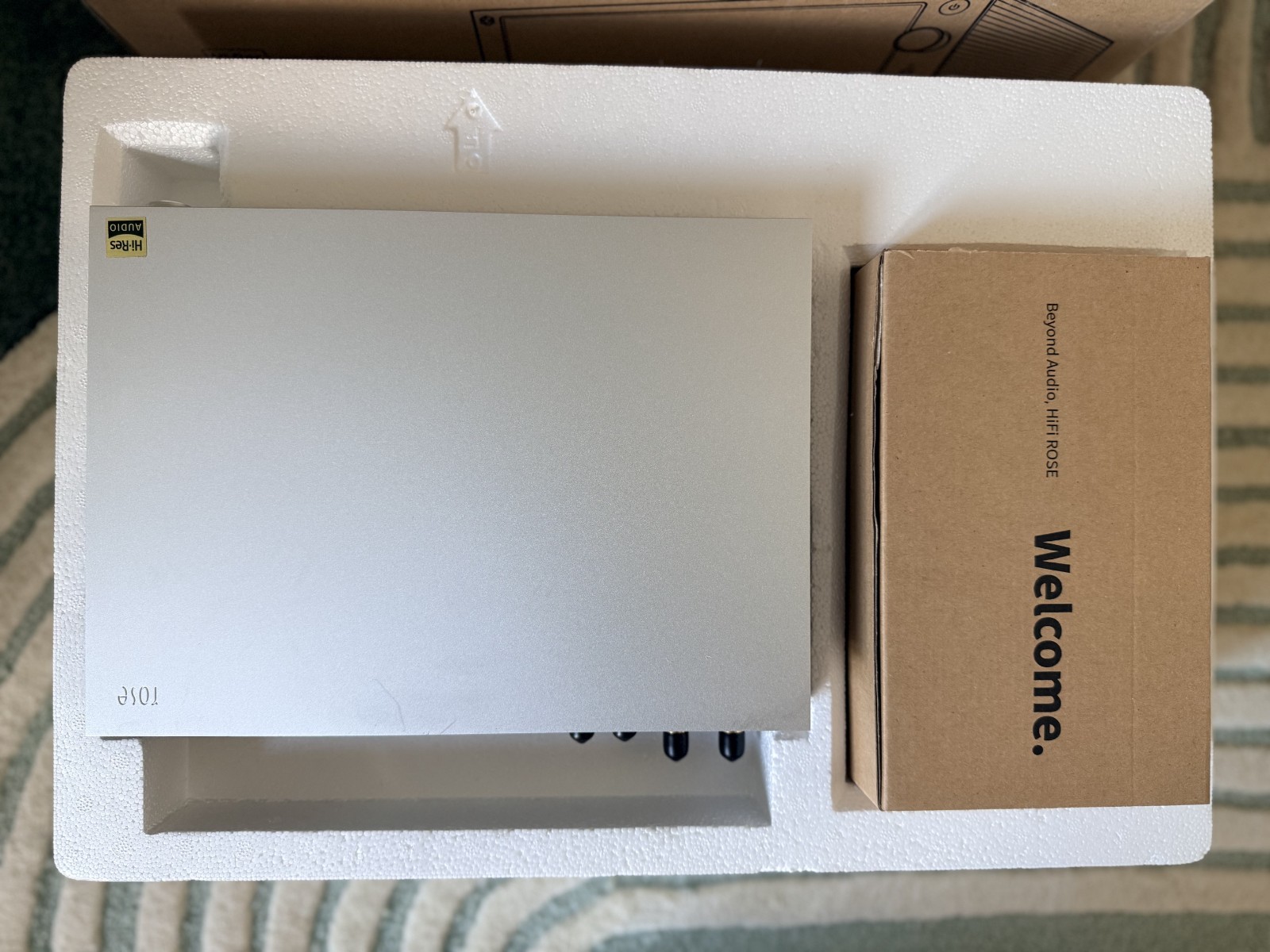 HiFi Rose RS250A Network Streamer DAC Preamp – OPEN BOX UNUSED – Silver
