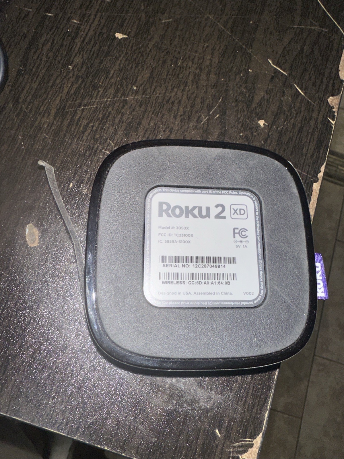 Roku 2 XD Media Streamer Player Model # 3050X With Remote No Box New