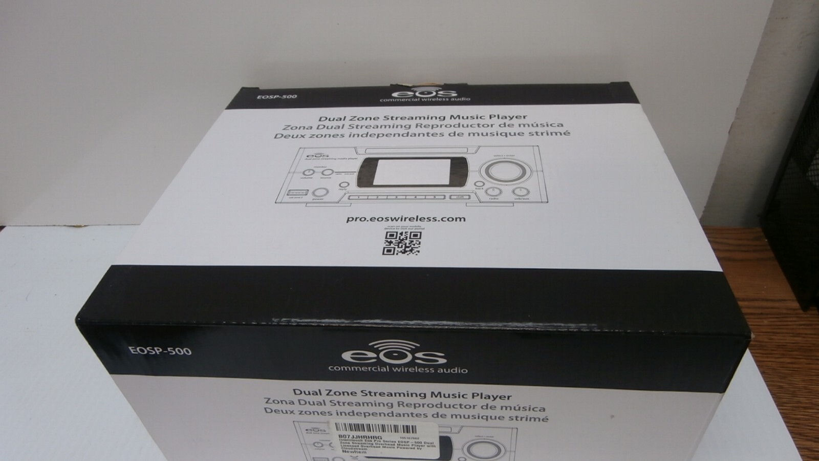 EOS Intellitouch EOSP-500 Dual Zone Streaming Music Media Player NEW IN BOX