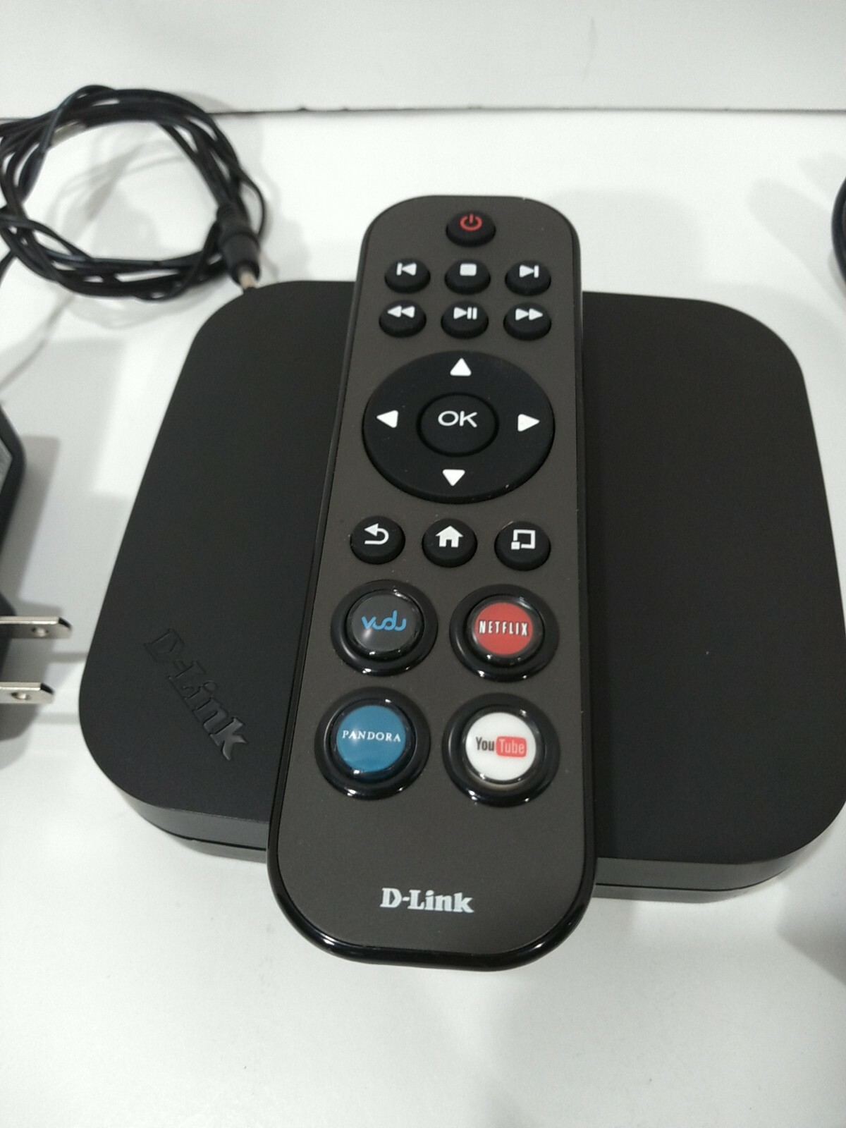 D-Link MovieNite DSM-310 Digital HD Media Streamer Netflix Vudu YouTube Pandora.
