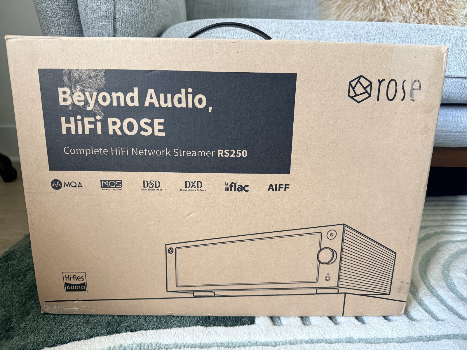 HiFi Rose RS250A Network Streamer DAC Preamp – OPEN BOX UNUSED – Silver