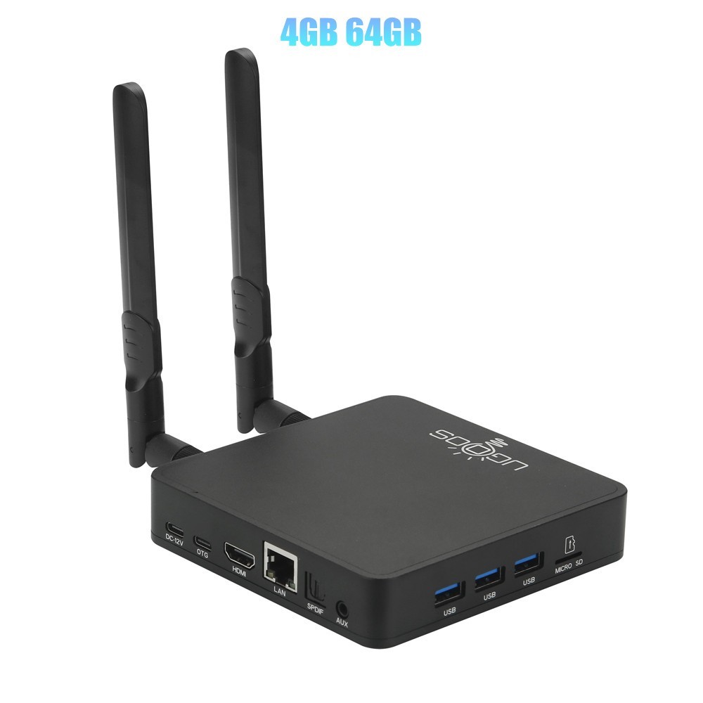 UGOOS AM9 PRO TV Box Android 14 S905X5-J 4G 64G WiFi 1000M AV1 H.265 4K HDR Box