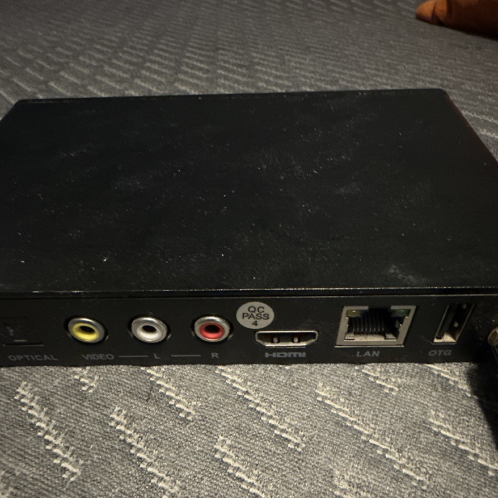 Smart VPlus Octa Core TV Box, Wi-Fi, Ethernet, HDMI, USB, Black