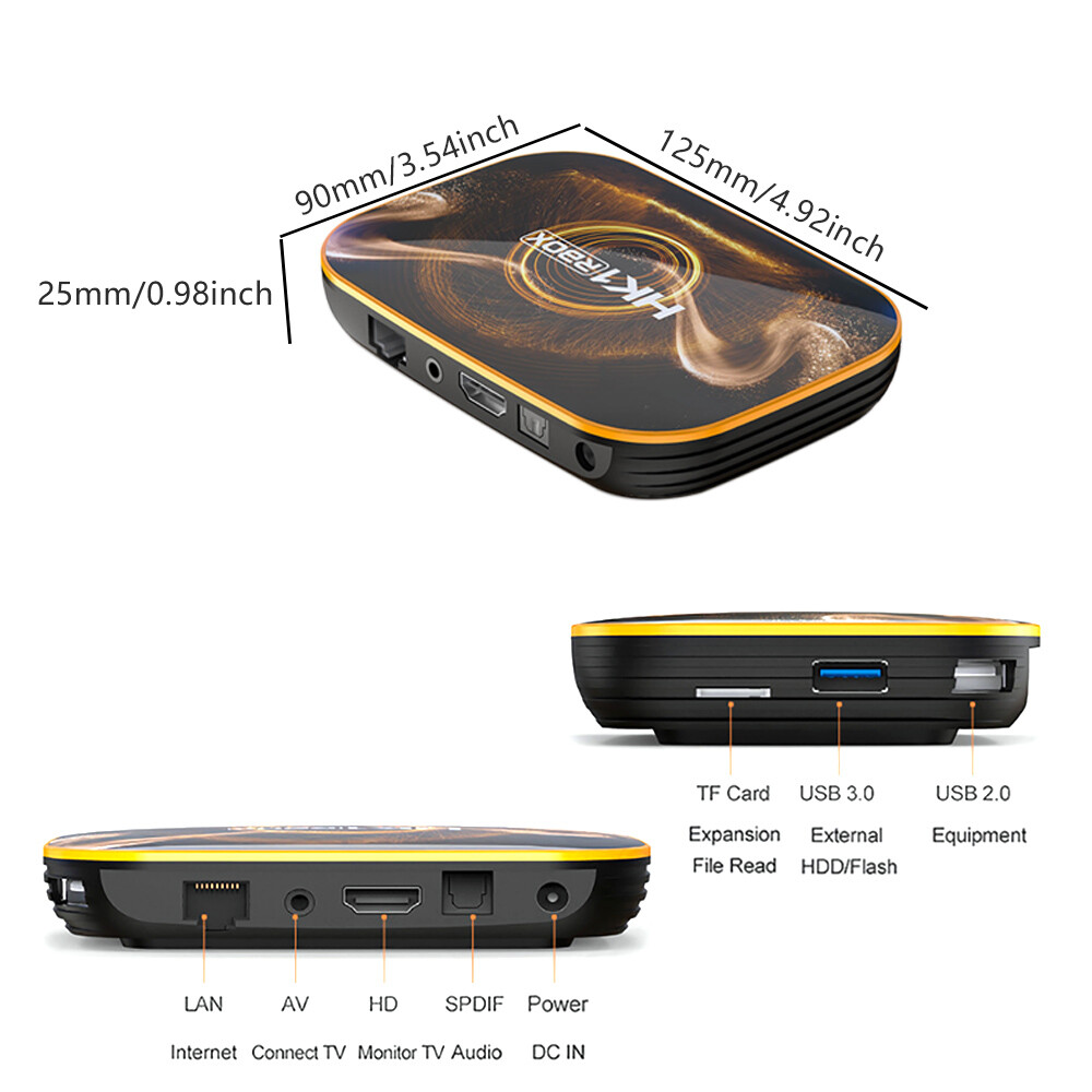 HK1 Pro Android 11.0 4 Core 4GB+ 32 64 128G 4K Smart 5G WIFI Media Player TV BOX