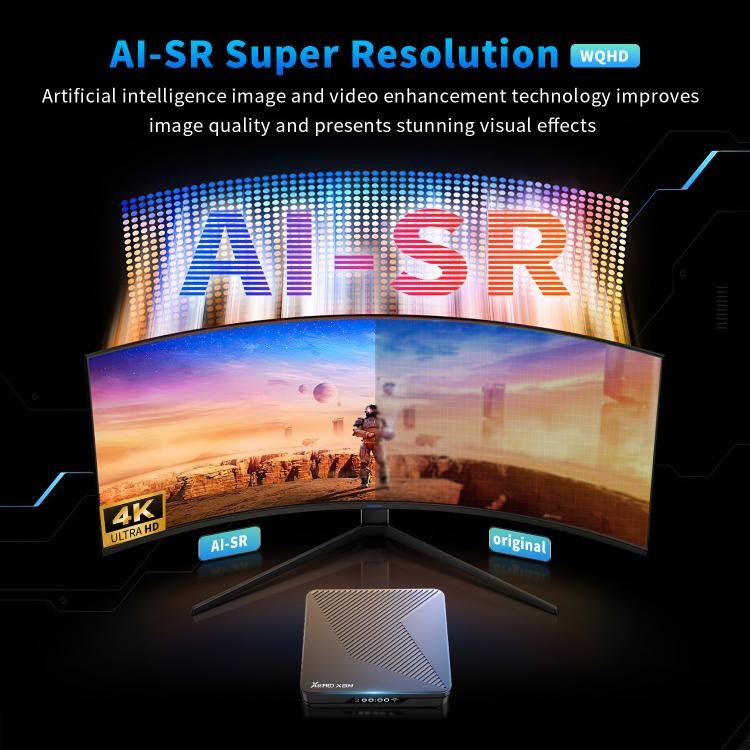 X88 Pro X5M Android 14.0 Smart TV Box, S905X5M 2.0GHz 64-bit Quad-core Cortex-A